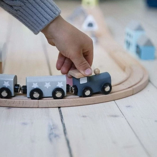 JaBaDaBaDo Wooden Toy Train Set 6 JaBaDaBaDo Wooden Toy Train Set - Image 4