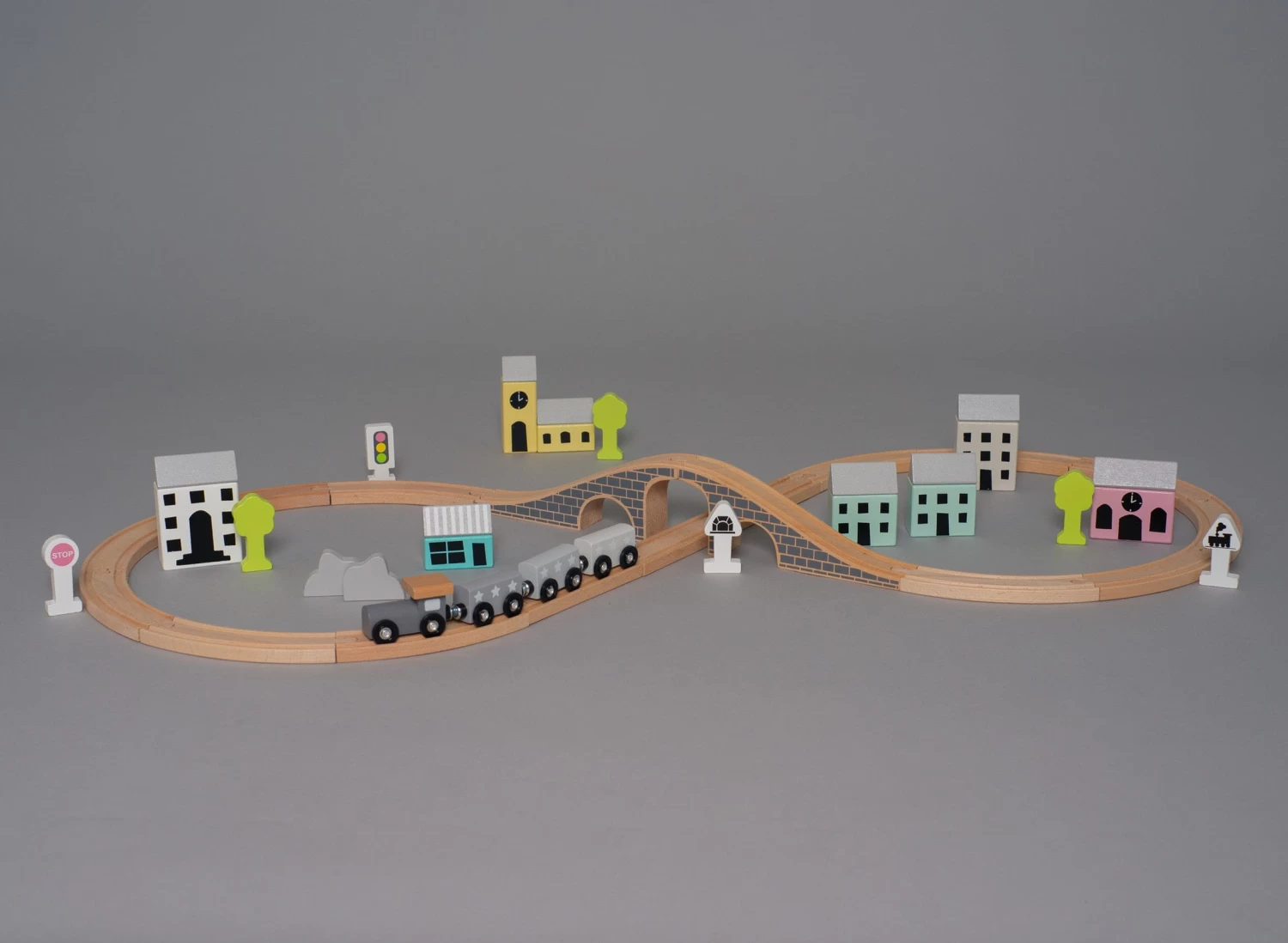 JaBaDaBaDo Wooden Toy Train Set 9 JaBaDaBaDo Wooden Toy Train Set - Image 7