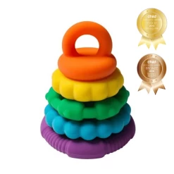 Jellystone Rainbow Stacker Teether Toy -Kids Toy Shop jellystone jellystone rainbow stacker teether toy 13581759184943