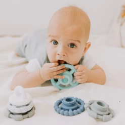 Jellystone Rainbow Stacker Teether Toy -Kids Toy Shop jellystone jellystone rainbow stacker teether toy 31065863061638