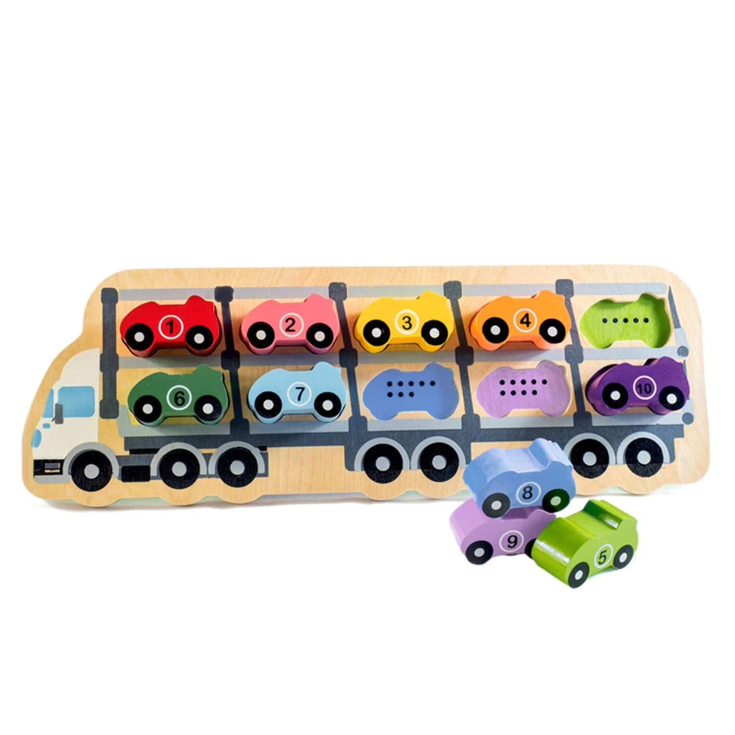 Kiddie Connect 1-10 Car Puzzle 3 Kiddie Connect 1-10 Car Puzzle