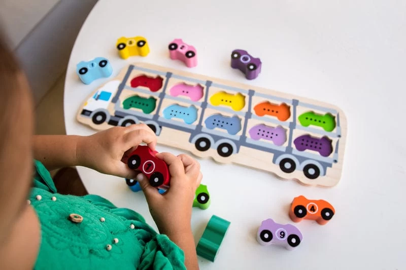 Kiddie Connect 1-10 Car Puzzle 4 Kiddie Connect 1-10 Car Puzzle - Image 2