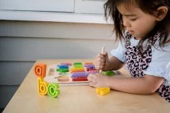 Kiddie Connect - Handcarry Lowercase Abc Trace Puzzle -Kids Toy Shop kiddie connect kiddie connect handcarry lowercase abc trace puzzle 30134619504774