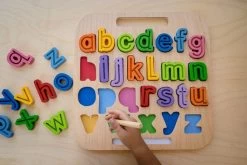 Kiddie Connect - Handcarry Lowercase Abc Trace Puzzle -Kids Toy Shop kiddie connect kiddie connect handcarry lowercase abc trace puzzle 30134619865222