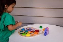 Kiddie Connect - Wooden Clock Puzzle -Kids Toy Shop kiddie connect kiddie connect wooden clock puzzle 31066049806470