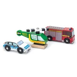 Le Toy Van Emergency Vehicles Set