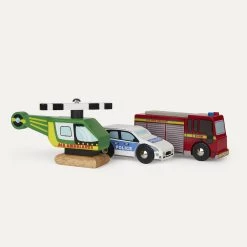Le Toy Van Emergency Vehicles Set -Kids Toy Shop le toy van le toy van emergency vehicles set 31040387645574