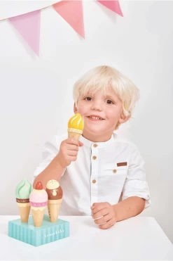 Le Toy Van Honeybake Ice Cream Set -Kids Toy Shop le toy van le toy van honeybake ice cream set 29319776501894