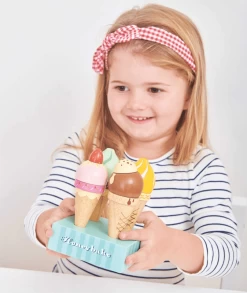 Le Toy Van Honeybake Ice Cream Set -Kids Toy Shop le toy van le toy van honeybake ice cream set 30743786520710
