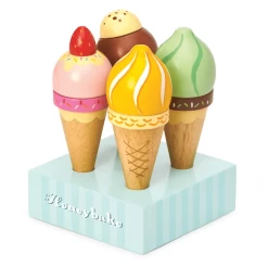 Le Toy Van Honeybake Ice Cream Set -Kids Toy Shop le toy van le toy van honeybake ice cream set 30743786717318