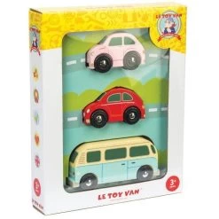 Le Toy Van Retro Metro Car Set -Kids Toy Shop le toy van le toy van retro metro car set 11607495933999