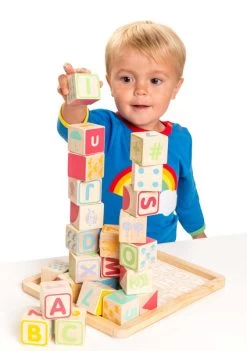 Le Toy Van Petilou ABC Wooden Blocks -Kids Toy Shop le toy van petilou abc wooden blocks 29975514448006