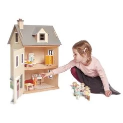 Le Toy Van Tender Leaf Toys Foxtail Villa Doll House With Furniture -Kids Toy Shop le toy van tender leaf toys foxtail villa doll house with furniture 31989490090118