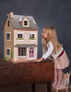 Le Toy Van Tender Leaf Toys Foxtail Villa Doll House With Furniture -Kids Toy Shop le toy van tender leaf toys foxtail villa doll house with furniture 31989490188422