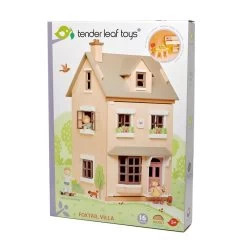 Le Toy Van Tender Leaf Toys Foxtail Villa Doll House With Furniture -Kids Toy Shop le toy van tender leaf toys foxtail villa doll house with furniture 31989490385030