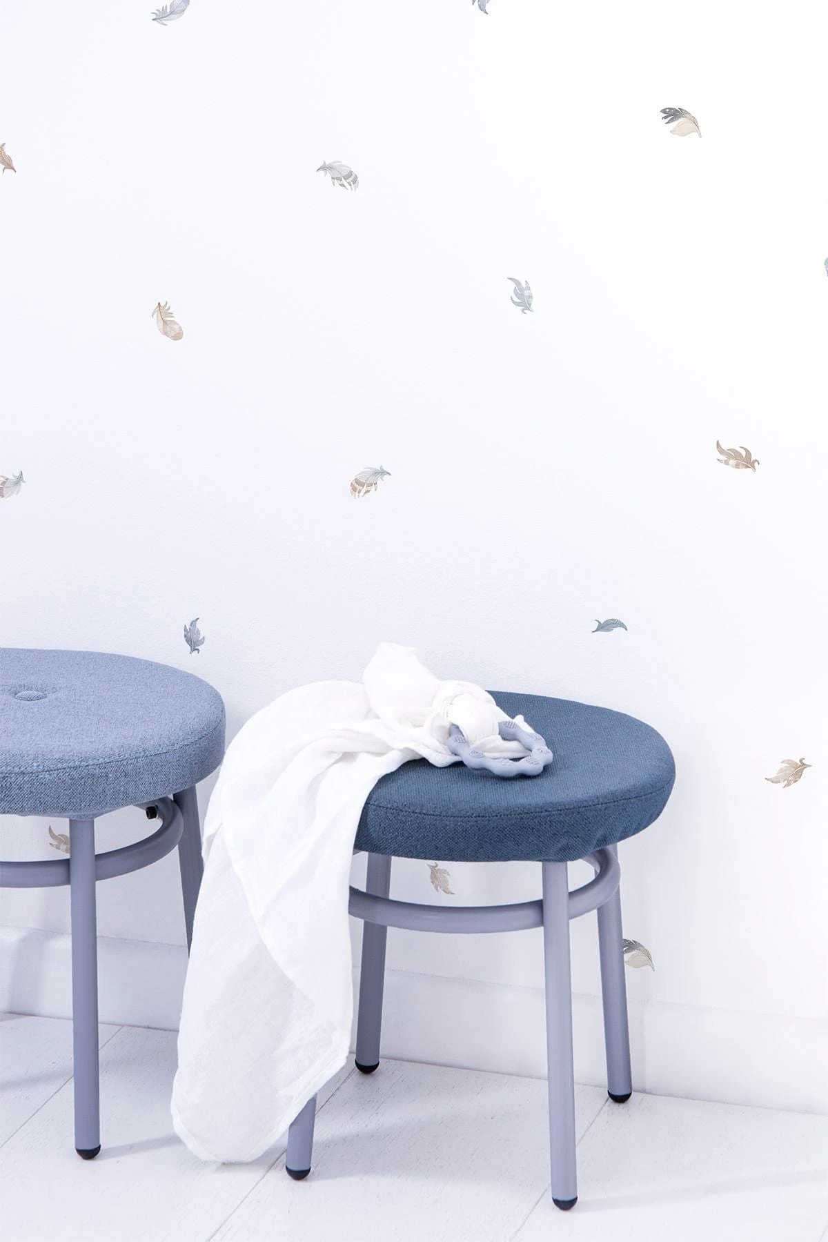 LILIPINSO Wall Decals A3 Feathers Blue 5 LILIPINSO Wall Decals A3 Feathers Blue - Image 3