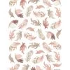 LILIPINSO Wall Decals A3 Feathers Pink