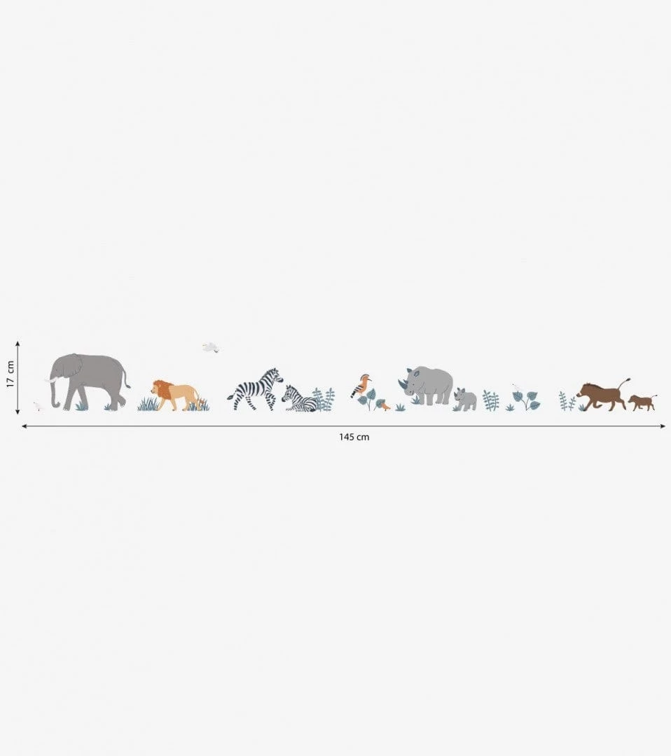 LILIPINSO Wall Decals A3 Savannah: Elephant Zebra Lion 7 LILIPINSO Wall Decals A3 Savannah: Elephant Zebra Lion - Image 5