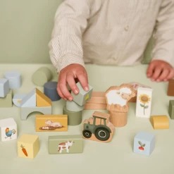 Little Dutch Little Farm Building Blocks -Kids Toy Shop little dutch little dutch little farm building blocks 32714202218630
