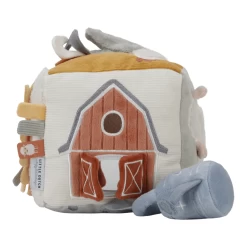 Little Dutch Little Farm Soft Activity Cube -Kids Toy Shop little dutch little dutch little farm soft activity cube 32714427138182