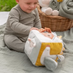 Little Dutch Little Farm Soft Activity Cube -Kids Toy Shop little dutch little dutch little farm soft activity cube 32714437361798