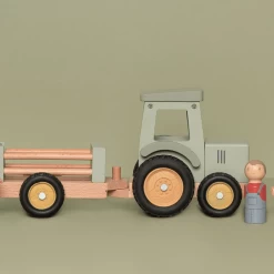 Little Dutch Little Farm Tractor With Trailer -Kids Toy Shop little dutch little dutch little farm tractor with trailer 32714284564614
