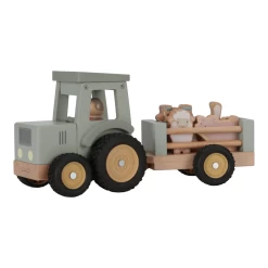 Little Dutch Little Farm Tractor With Trailer -Kids Toy Shop little dutch little dutch little farm tractor with trailer 32714284826758