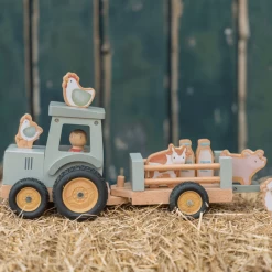 Little Dutch Little Farm Tractor With Trailer -Kids Toy Shop little dutch little dutch little farm tractor with trailer 32714284957830