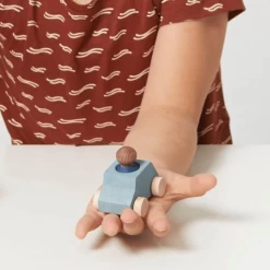 Lubulona Car Grey With Blue Figure -Kids Toy Shop lubulona lubulona car grey with blue figure 31824660103302