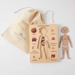 Nordic Kids The Human Body Puzzle -Kids Toy Shop nordic kids nordic kids the human body puzzle 29997739704454