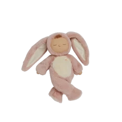 Olli Ella Cozy Dinkums Bunny Flopsy - Rose -Kids Toy Shop olli ella olli ella cozy dinkums bunny flopsy rose 32552308932742
