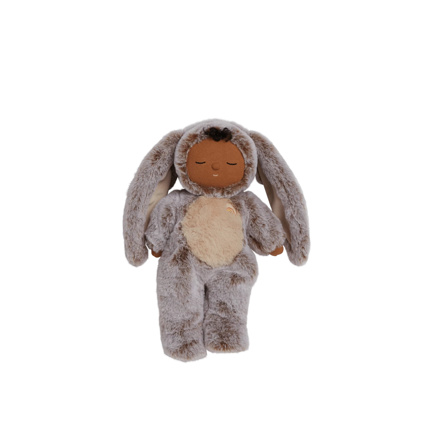 Olli Ella Cozy Dinkums Bunny Muffin - Cocoa Cream 3 Olli Ella Cozy Dinkums Bunny Muffin - Cocoa Cream