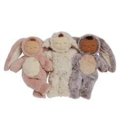 Olli Ella Cozy Dinkums Bunny Muffin - Cocoa Cream 15 Olli Ella Cozy Dinkums Bunny Muffin - Cocoa Cream -Kids Toy Shop olli ella olli ella cozy dinkums bunny muffin cocoa cream 32552338456710