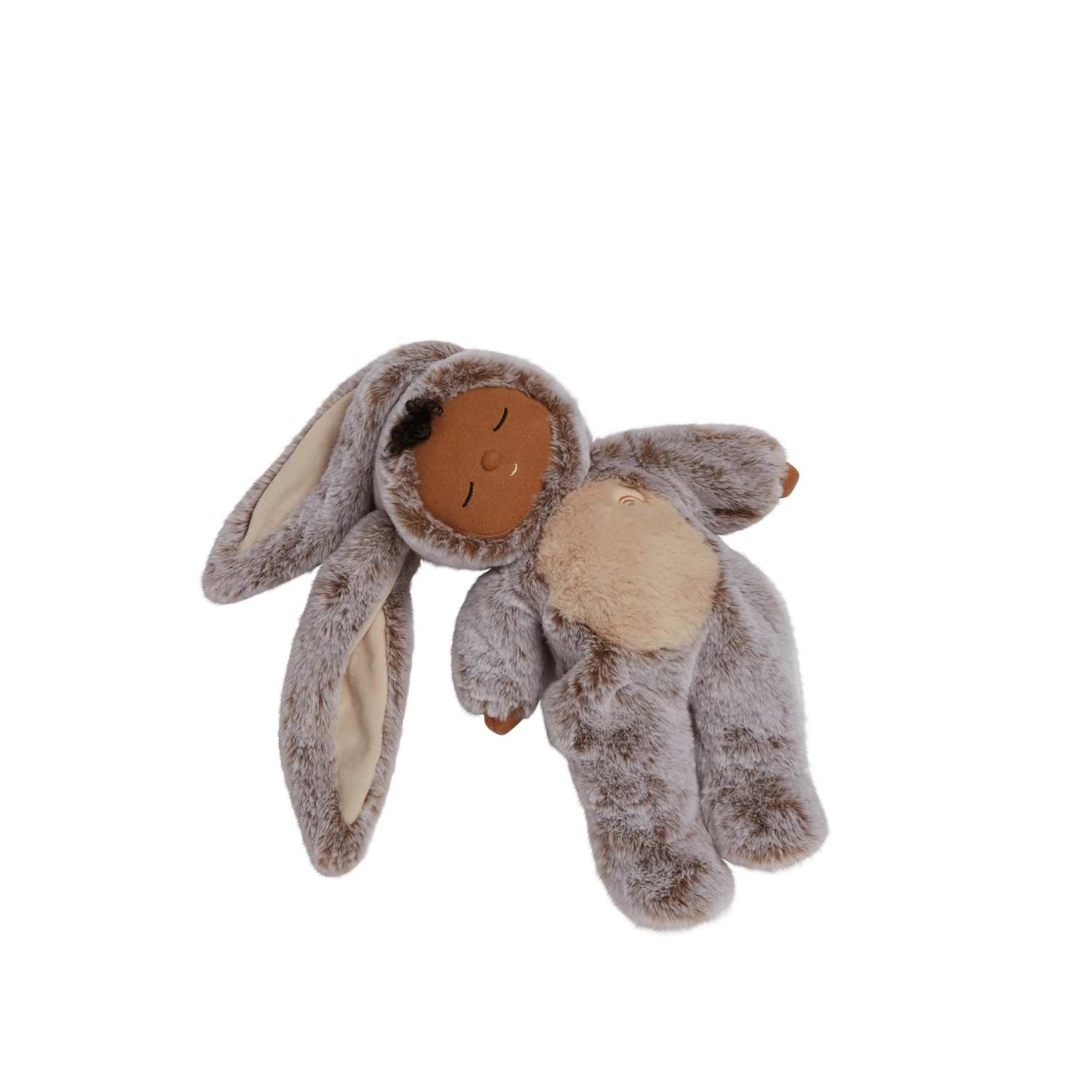 Olli Ella Cozy Dinkums Bunny Muffin - Cocoa Cream 5 Olli Ella Cozy Dinkums Bunny Muffin - Cocoa Cream - Image 3
