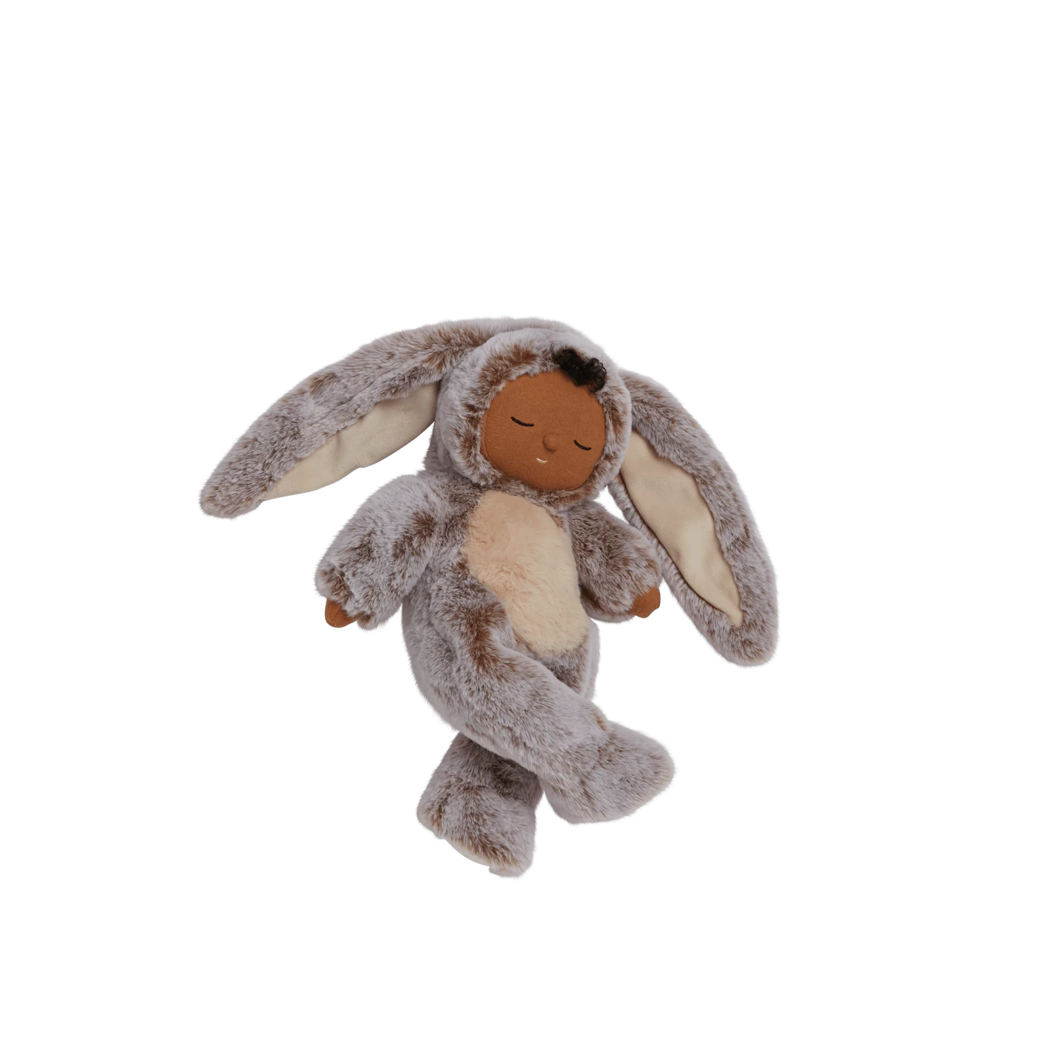 Olli Ella Cozy Dinkums Bunny Muffin - Cocoa Cream 4 Olli Ella Cozy Dinkums Bunny Muffin - Cocoa Cream - Image 2