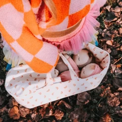 Olli Ella - Dinkum Dolls Carry Cot Rainbow Print 23 Olli Ella - Dinkum Dolls Carry Cot Rainbow Print -Kids Toy Shop olli ella olli ella dinkum dolls carry cot rainbow print 32470307209350