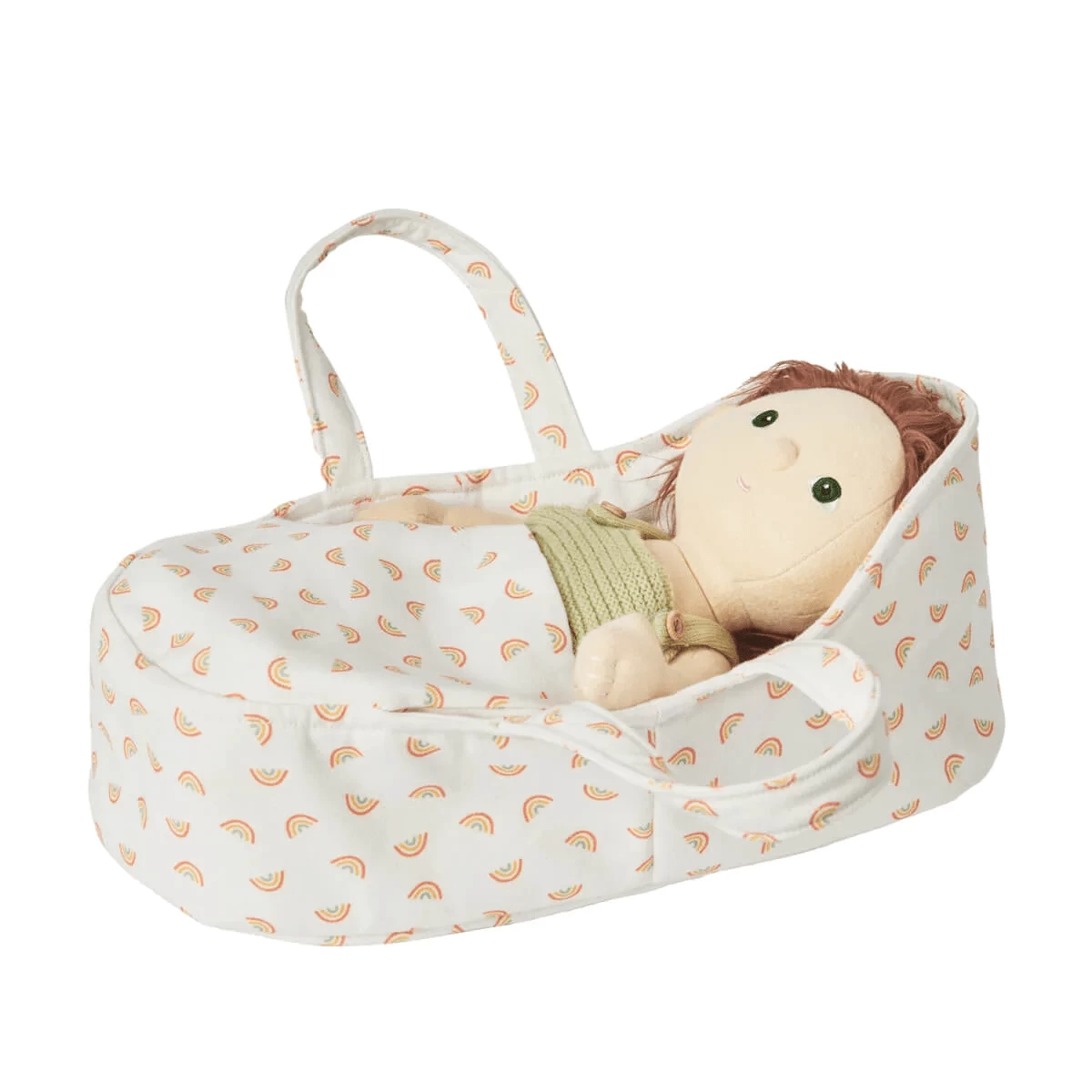 Olli Ella - Dinkum Dolls Carry Cot Rainbow Print 7 Olli Ella - Dinkum Dolls Carry Cot Rainbow Print - Image 5