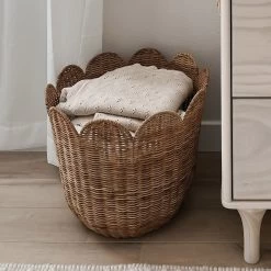 Olli Ella Rattan Tulip Basket -Kids Toy Shop olli ella olli ella rattan tulip basket 32482175615110