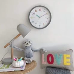 One Six Eight London LEARN THE TIME Silent Wall Clock 30cm -Kids Toy Shop one six eight one six eight london learn the time silent wall clock 30cm 11605113897007