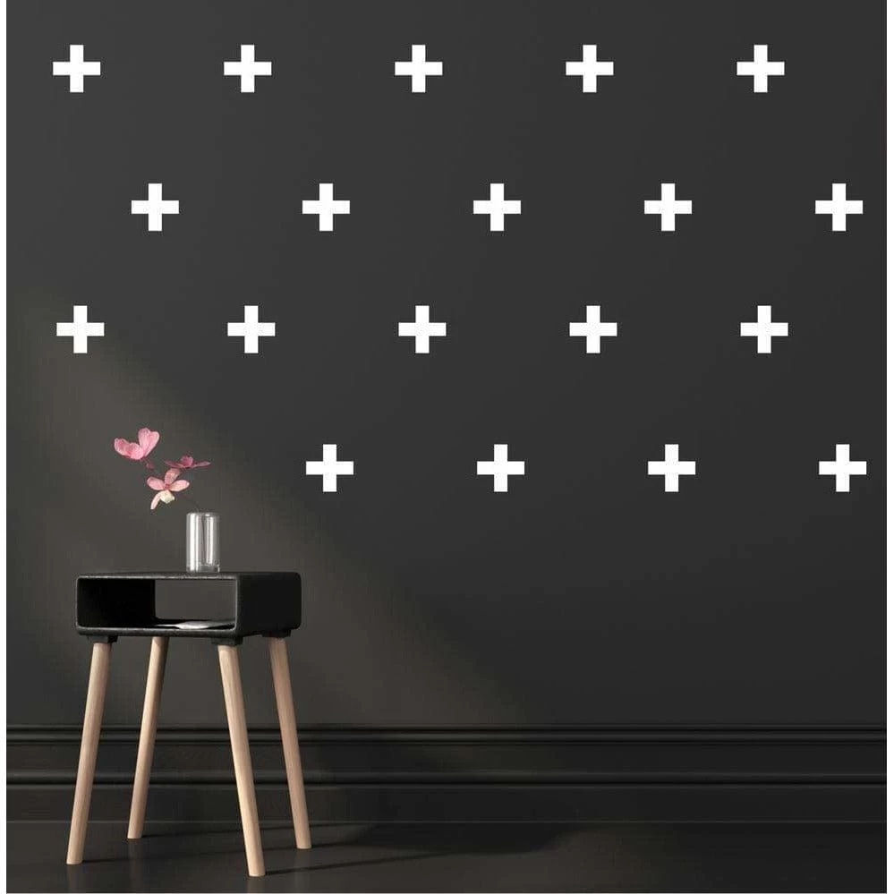 Pom Pom Crosses Wall Decal Stickers 10 Pom Pom Crosses Wall Decal Stickers - Image 8
