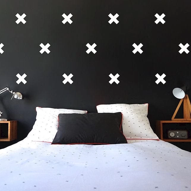 Pom Pom Crosses Wall Decal Stickers 4 Pom Pom Crosses Wall Decal Stickers - Image 2