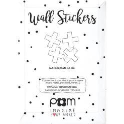 Pom Pom Crosses Wall Decal Stickers 18 Pom Pom Crosses Wall Decal Stickers -Kids Toy Shop pom pom pom pom crosses wall decal stickers 29080749244550