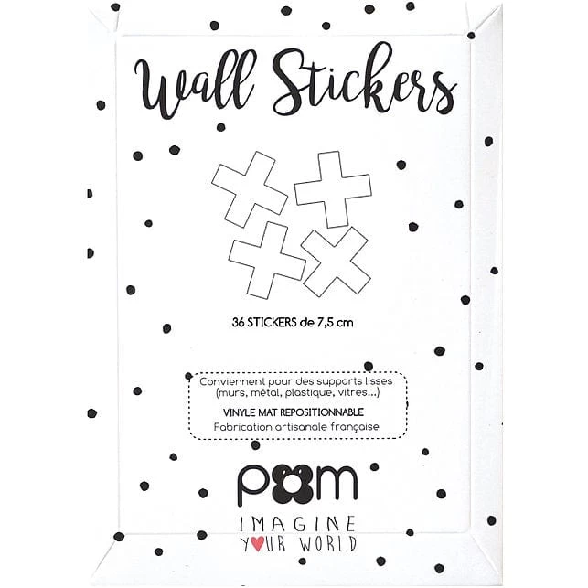 Pom Pom Crosses Wall Decal Stickers 6 Pom Pom Crosses Wall Decal Stickers - Image 4