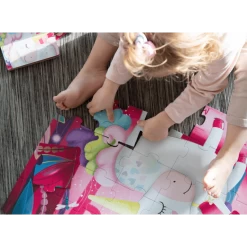 Sassi Book And Giant Puzzle The Magic Unicorn - 30pcs -Kids Toy Shop sassi junior sassi book and giant puzzle the magic unicorn 30pcs 14227570950191