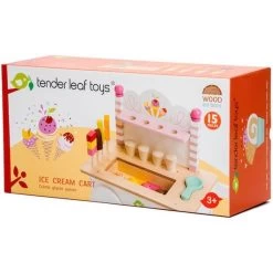 Tender Leaf Toys Push Along Ice Cream Cart -Kids Toy Shop tender leaf toys tender leaf toys push along ice cream cart 13300324335663