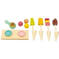 Tender Leaf Toys Push Along Ice Cream Cart -Kids Toy Shop tender leaf toys tender leaf toys push along ice cream cart 13300330397743