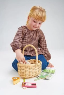 Tender Leaf Toys Wicker Shopping Basket Set -Kids Toy Shop tender leaf toys tender leaf toys wicker shopping basket set 30247622115462