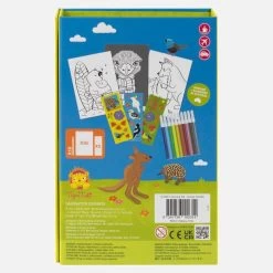 Tiger Tribe Colouring Set - Aussie Animals -Kids Toy Shop tiger tribe tiger tribe colouring set aussie animals 30221202096262