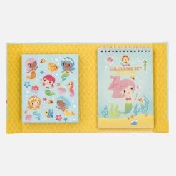 Tiger Tribe Colouring Set - Mermaids -Kids Toy Shop tiger tribe tiger tribe colouring set mermaids 14199742955567