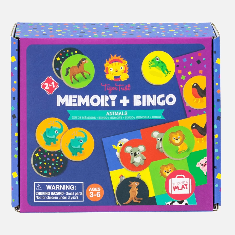 Tiger Tribe Memory + Bingo - Animals 3 Tiger Tribe Memory + Bingo - Animals